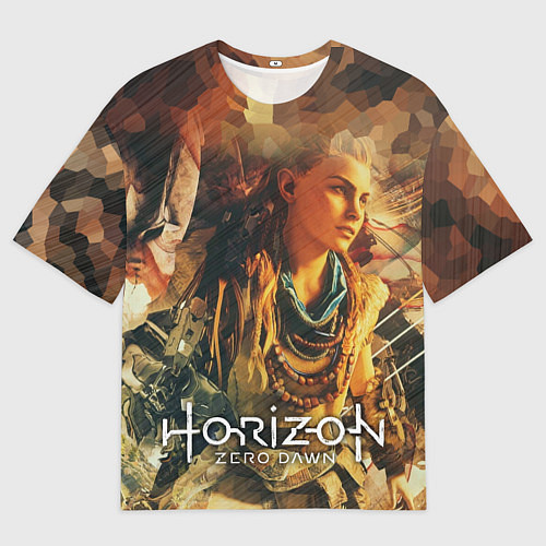 Женская футболка оверсайз Элой-рыжая воительница / 3D-принт – фото 1