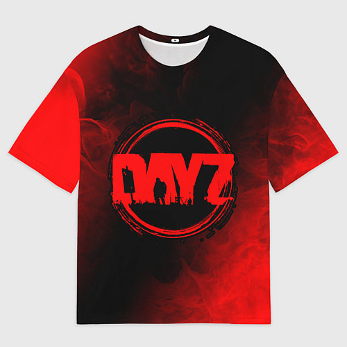 Женская футболка оверсайз DAYZ Пламя / 3D-принт – фото 1