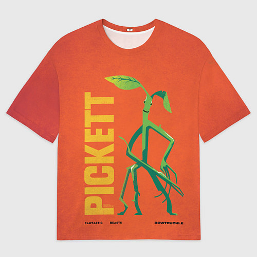 Женская футболка оверсайз Фантастические Твари Pickett / 3D-принт – фото 1