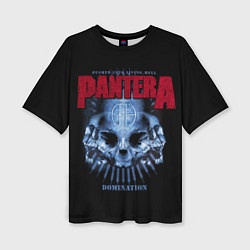 Женская футболка оверсайз Pantera Domination