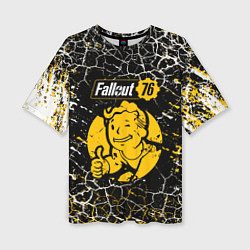 Женская футболка оверсайз Fallout 76 bethesda