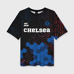 Женская футболка оверсайз CHELSEA Chelsea Est 1905 Графика