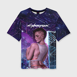 Женская футболка оверсайз Sexy Vi Cyberpunk2077