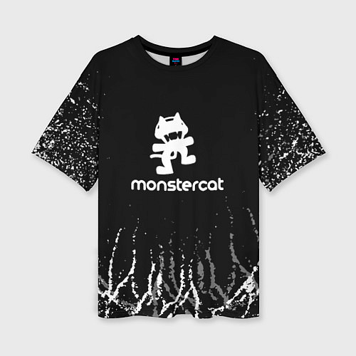 Женская футболка оверсайз Monstercat / 3D-принт – фото 1