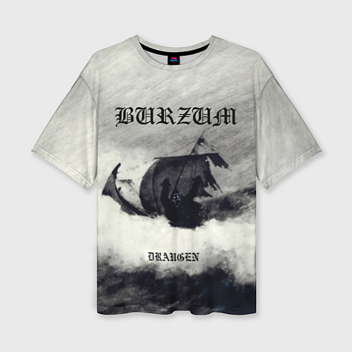 Женская футболка оверсайз Burzum - Draugen / 3D-принт – фото 1