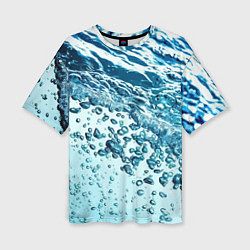 Женская футболка оверсайз Wave Pacific ocean