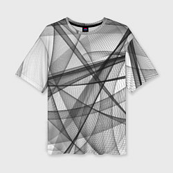 Женская футболка оверсайз Сеть Коллекция Get inspired! Fl-181