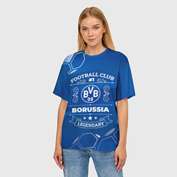 Футболка оверсайз женская Borussia FC 1, цвет: 3D-принт — фото 2