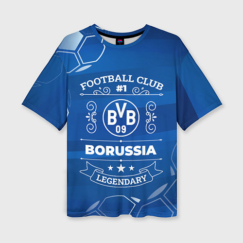 Женская футболка оверсайз Borussia FC 1 / 3D-принт – фото 1