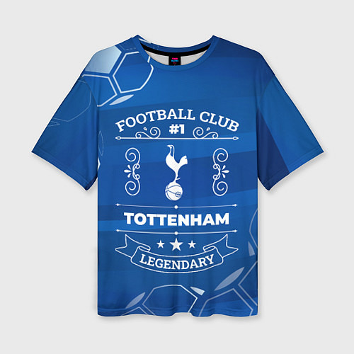 Женская футболка оверсайз Tottenham FC 1 / 3D-принт – фото 1