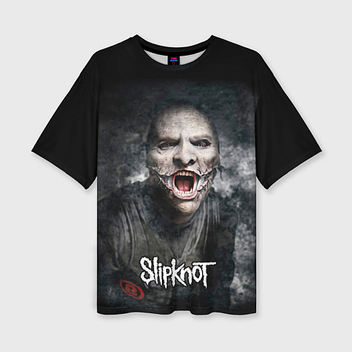 Женская футболка оверсайз Slipknot - The Gray Chapter - Corey Taylor / 3D-принт – фото 1