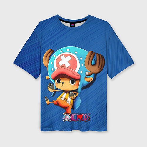 Женская футболка оверсайз Тони Тони Чоппер-врач пиратов / 3D-принт – фото 1