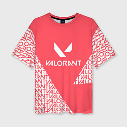 Женская футболка оверсайз ВАЛОРАНТ - Valorant