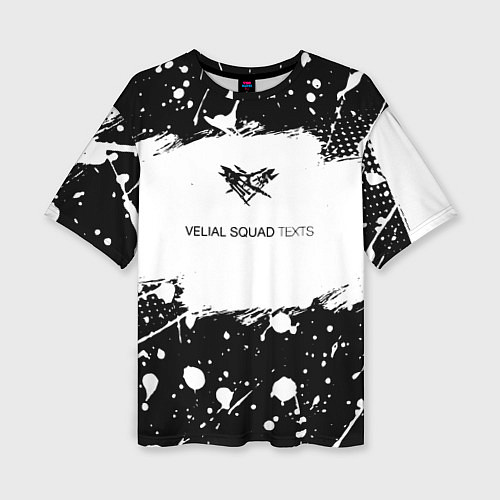 Женская футболка оверсайз Велиал сквад / 3D-принт – фото 1