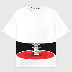 Футболка оверсайз женская Мясная Вырезка, цвет: 3D-принт