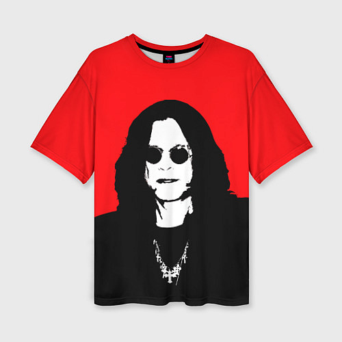 Женская футболка оверсайз OZZY OSBOURNE ОЗЗИ ОСБОРН / 3D-принт – фото 1