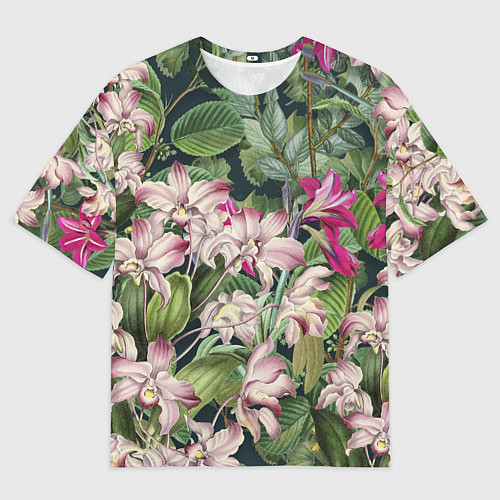 Женская футболка оверсайз Цветы Лилия Тигровая / 3D-принт – фото 1