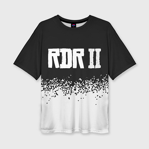 Женская футболка оверсайз RDR 2 - Краска / 3D-принт – фото 1
