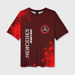 Женская футболка оверсайз MERCEDES Mercedes Racing Арт