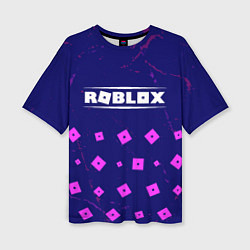 Футболка оверсайз женская ROBLOX Гранж, цвет: 3D-принт