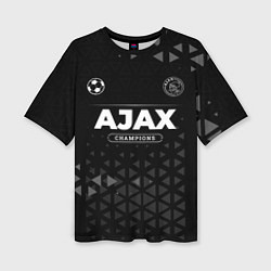 Женская футболка оверсайз Ajax Champions Uniform