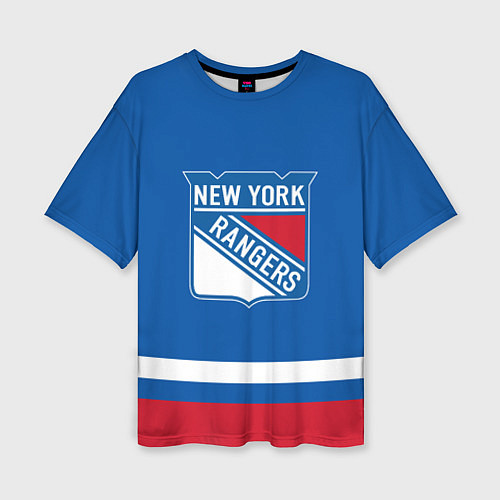 Женская футболка оверсайз New York Rangers Панарин / 3D-принт – фото 1