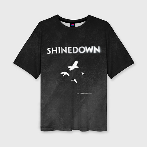 Женская футболка оверсайз The Sound of Madness Shinedown / 3D-принт – фото 1