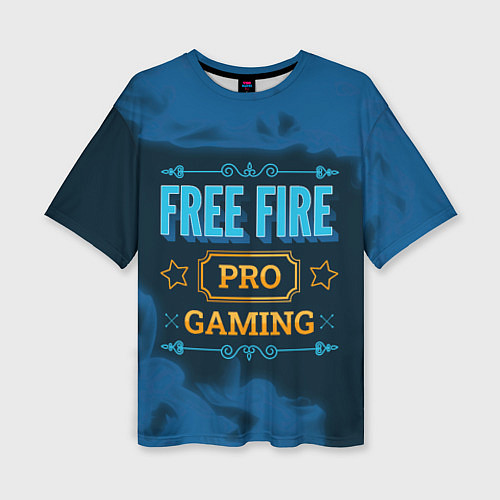 Женская футболка оверсайз Игра Free Fire: PRO Gaming / 3D-принт – фото 1