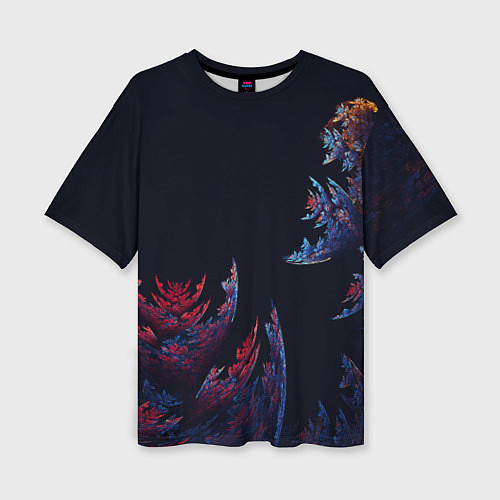 Женская футболка оверсайз Шипастый Коралловый Риф / 3D-принт – фото 1