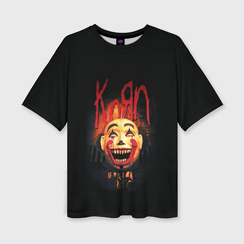 Женская футболка оверсайз KoЯn Korn обложка / 3D-принт – фото 1