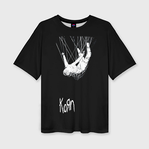 Женская футболка оверсайз KoЯn Korn / 3D-принт – фото 1