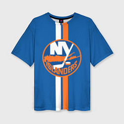 Женская футболка оверсайз Нью-Йорк Айлендерс Форма