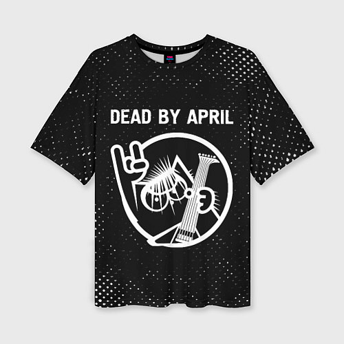 Женская футболка оверсайз Dead by April КОТ Гранж / 3D-принт – фото 1