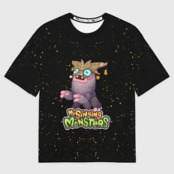 Футболка оверсайз женская My singing Monsters - Чародейчик, цвет: 3D-принт