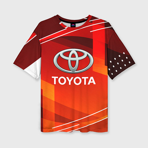 Женская футболка оверсайз Toyota Abstraction Sport / 3D-принт – фото 1