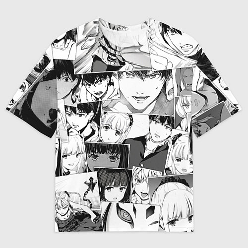 Женская футболка оверсайз Игра Дарвина паттерн / 3D-принт – фото 1