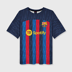 Женская футболка оверсайз Барселона форма 20222023