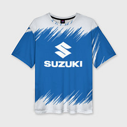 Женская футболка оверсайз Suzuki - sport