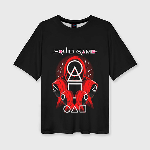 Женская футболка оверсайз Игра в кальмара - Squid Game / 3D-принт – фото 1
