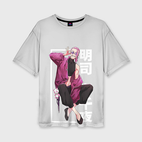 Женская футболка оверсайз Akashi Haruchiyo TR / 3D-принт – фото 1