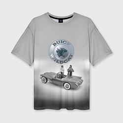 Женская футболка оверсайз Buick Wildcat - cabriolet - Retro