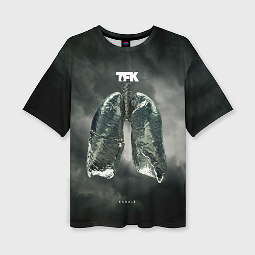 Женская футболка оверсайз Exhale - Thousand Foot Krutch / 3D-принт – фото 1