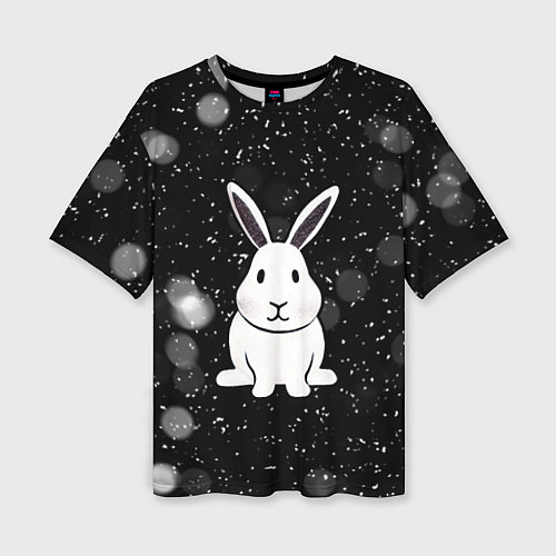 Женская футболка оверсайз Год кролика 2023 / 3D-принт – фото 1