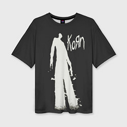 Женская футболка оверсайз Korn print