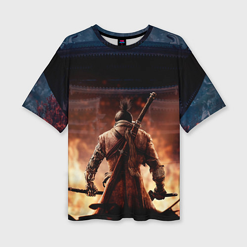 Женская футболка оверсайз Sekiro: Shadows Die Twice / 3D-принт – фото 1