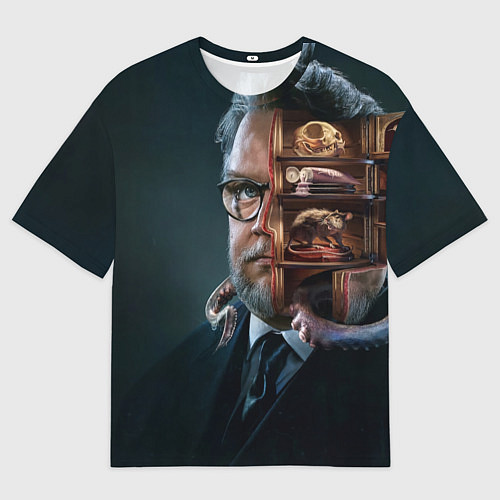 Женская футболка оверсайз Guillermo del Toro Cabinet of Curiosities / 3D-принт – фото 1