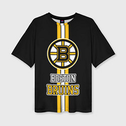 Женская футболка оверсайз Бостон Брюинз - НХЛ