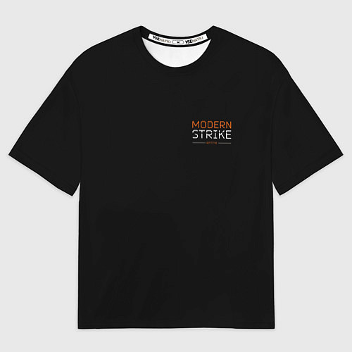 Женская футболка оверсайз Logo Modern strike online / 3D-принт – фото 1