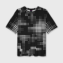 Женская футболка оверсайз Pixel art - abstraction