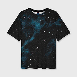 Женская футболка оверсайз Мрачная галактика